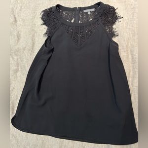 Stitch Fix Black lace top Size S